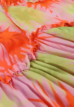 oranje circle of trust midi jurk jessy dress