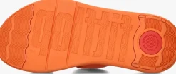 oranje fitflop platte sandalen iw2