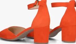 oranje gabor sandalen met hak 340