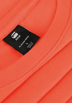 oranje g-star raw t-shirt lash r t ss