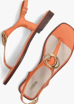 oranje guess sandalen miry