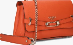 oranje guess schoudertas silvye convertible xbody flap