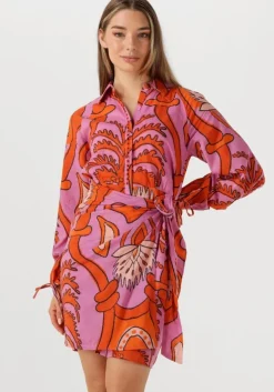 oranje ibana mini jurk dalishi