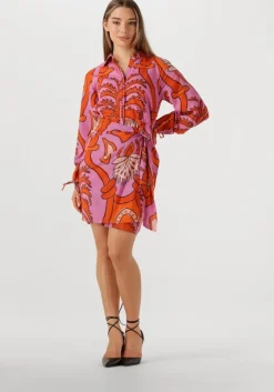 oranje ibana mini jurk dalishi