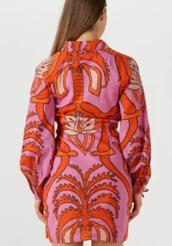 oranje ibana mini jurk dalishi