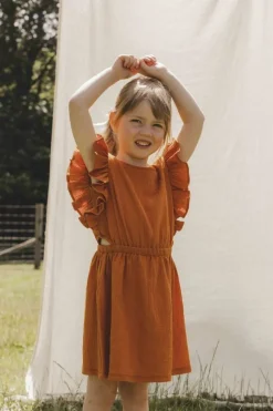 oranje looxs little mini jurk 2513-7876