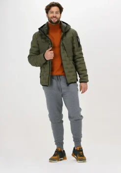 oranje lyle & scott coltrui roll neck jumper