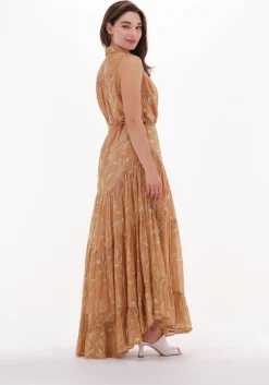 oranje mes demoiselles maxi jurk dolly