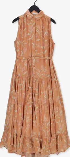 oranje mes demoiselles maxi jurk dolly