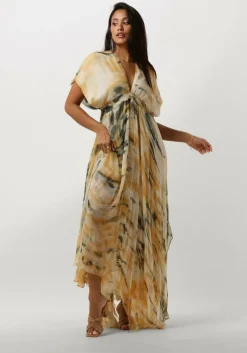 oranje mes demoiselles maxi jurk ines