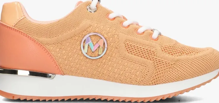 oranje mexx lage sneakers gitte glitter mini