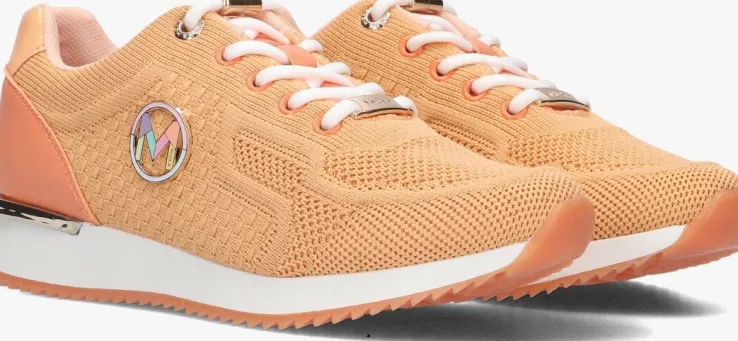 oranje mexx lage sneakers gitte glitter mini