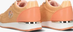 oranje mexx lage sneakers gitte glitter mini