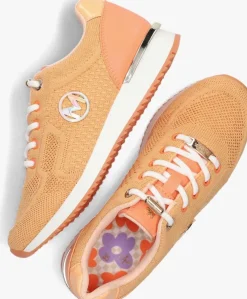 oranje mexx lage sneakers gitte glitter mini