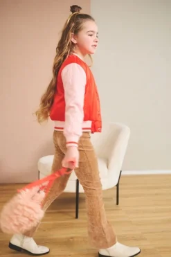 oranje nono jack darsy varsity jacket