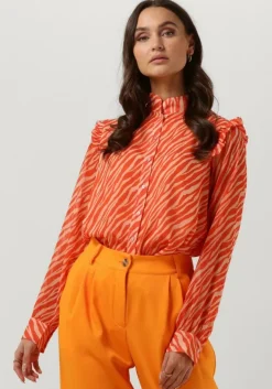 oranje notes du nord blouses genny recycled shirt