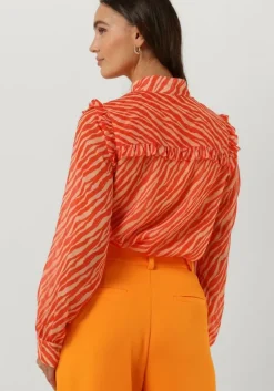 oranje notes du nord blouses genny recycled shirt