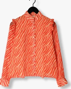 oranje notes du nord blouses genny recycled shirt