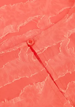 oranje object midi jurk objsuki 3/4 dress 137