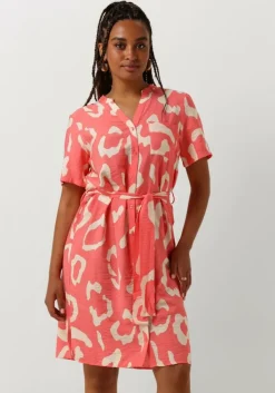 oranje object mini jurk objjacira s/s shirt dress noos