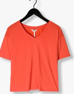 oranje object t-shirt objannie re s/s v-neck top