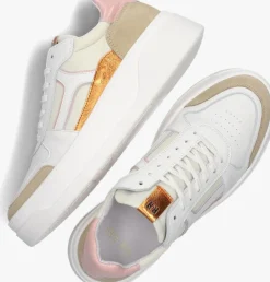 oranje red-rag lage sneakers 72118