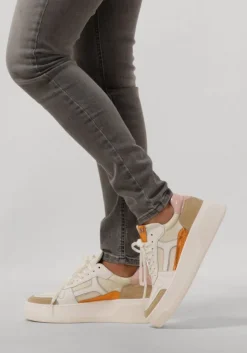 oranje red-rag lage sneakers 72118