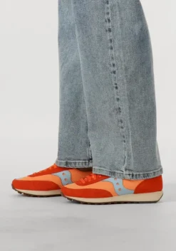 oranje saucony lage sneakers trainer 80