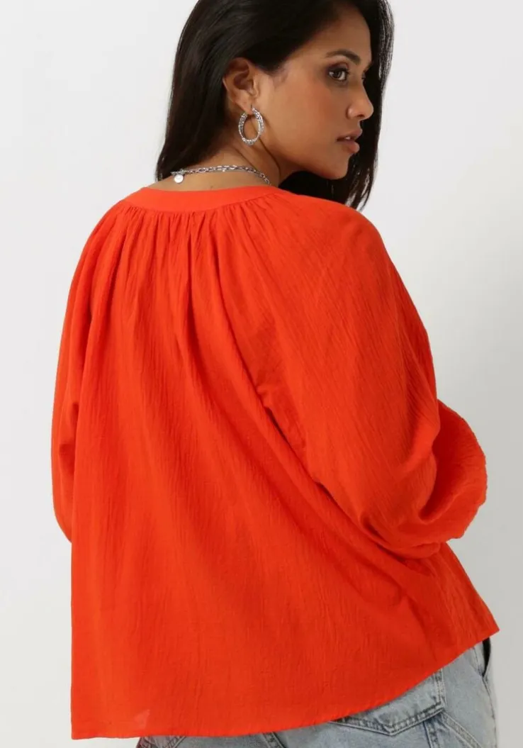 oranje scotch & soda blouses balloon sleeve top