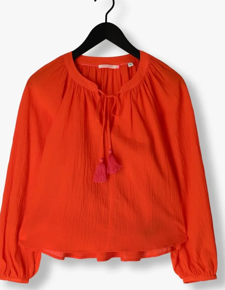 oranje scotch & soda blouses balloon sleeve top