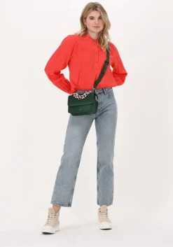 oranje scotch & soda blouses gathered yoke ecovero blend to