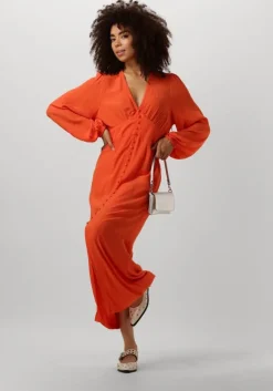 oranje second female maxi jurk emuanuelle slim dress