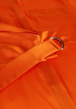 oranje semicouture midi jurk fillipa dress