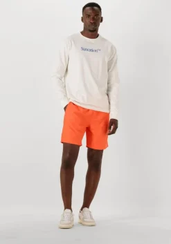 oranje shiwi zwembroeken men mike swim shorts 7 inch solid