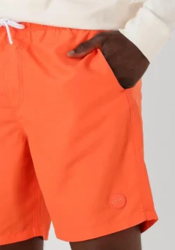 oranje shiwi zwembroeken men mike swim shorts 7 inch solid