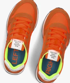 oranje sun68 lage sneakers boys to solid