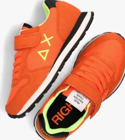 oranje sun68 lage sneakers boys tom solid
