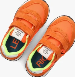 oranje sun68 lage sneakers boys to solid