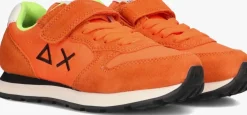 oranje sun68 lage sneakers boys to solid