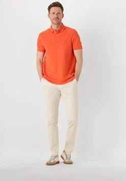 oranje tommy hilfiger polo 1985 regular polo