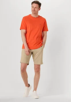 oranje tommy hilfiger t-shirt ess seasonal reg fit solid tee