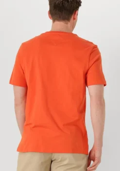 oranje tommy hilfiger t-shirt ess seasonal reg fit solid tee