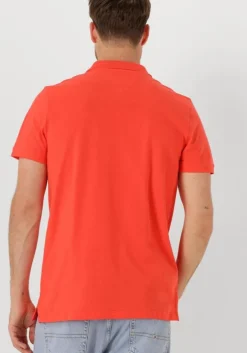oranje tommy jeans polo tjm slim placket polo ext