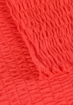 oranje tommy jeans top tjw crp smock top