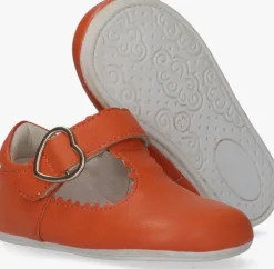 oranje ton & ton platte sandalen charlotta