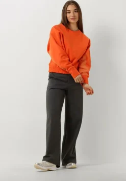 oranje vanilia trui flat utility sweater