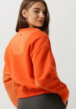 oranje vanilia trui flat utility sweater