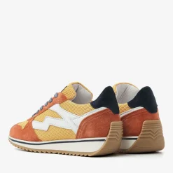oranje via vai lage sneakers mikki alex