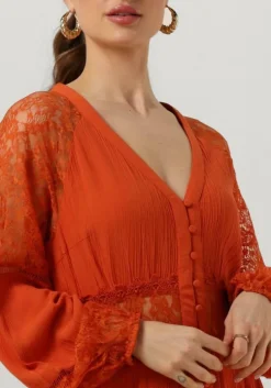 oranje y.a.s. mini jurk yasmeza ls dress s.