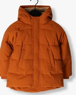 oranje your wishes gewatteerde jas orion long puffer